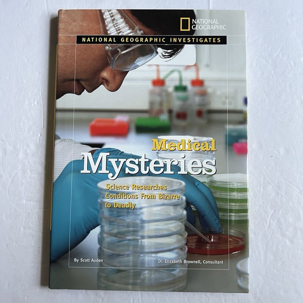Nat Geo Investigates Medical Mysteries Hardcover Book With Dust Jacket